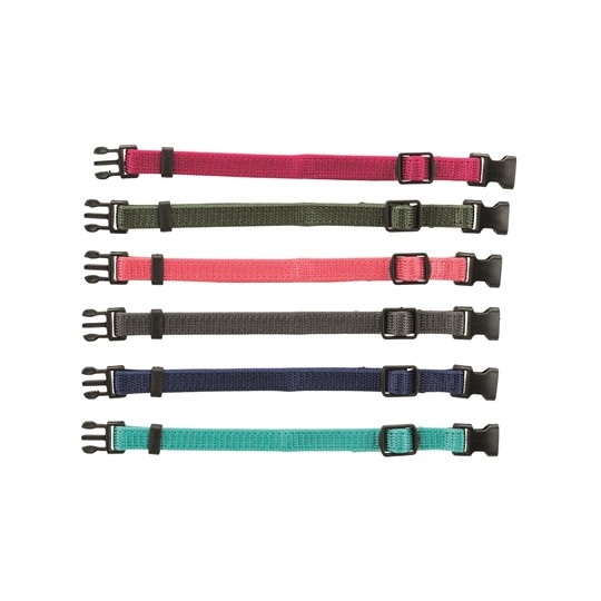 Trixie Puppy Halsbandset Fuchsia/Grafiet/Indigo/Bosgroen/Koraal