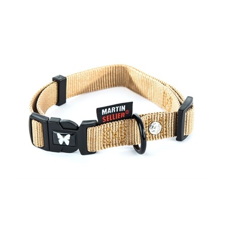 Martin Halsband Verstelbaar Nylon Beige