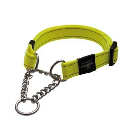 Rogz For Dogs Fanbelt Halfslip Halsband Geel