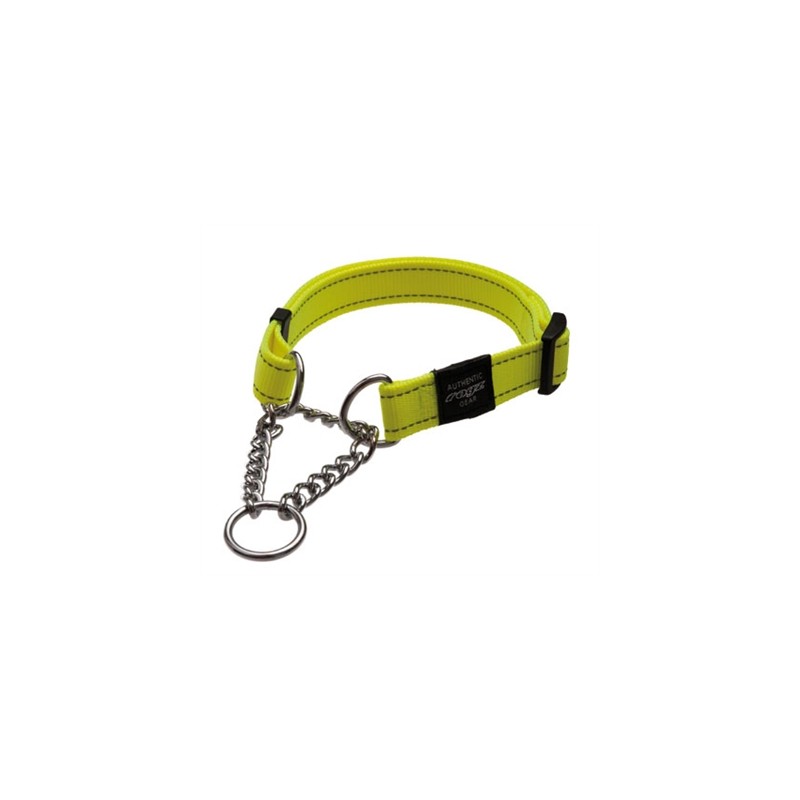 Rogz For Dogs Fanbelt Halfslip Halsband Geel