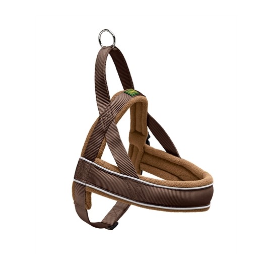 Hunter Harnas Norweger Racing Nylon Bruin / Cognac