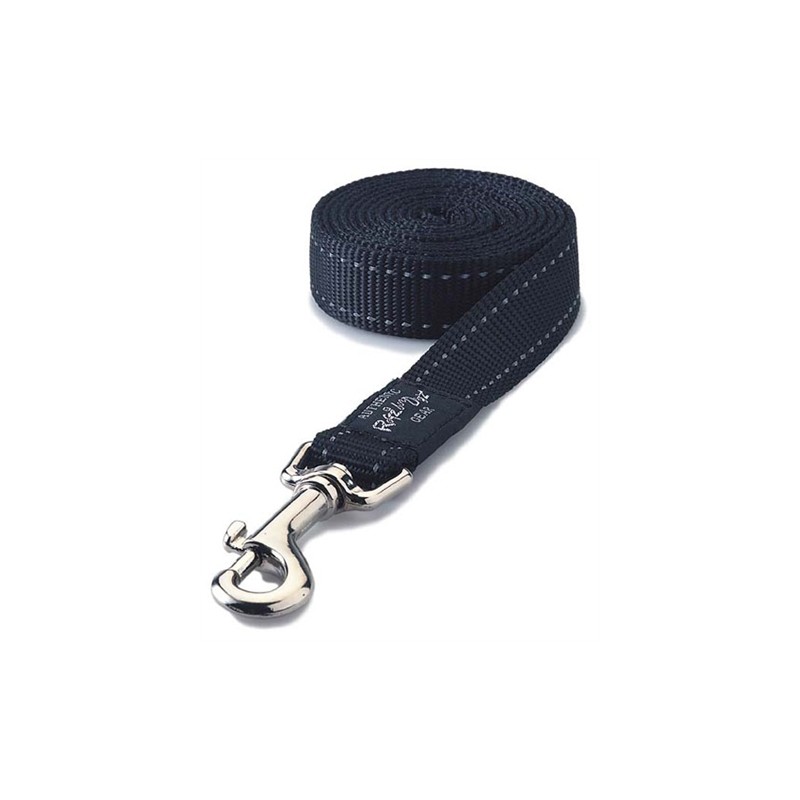 Rogz For Dogs Fanbelt Long Lijn Zwart