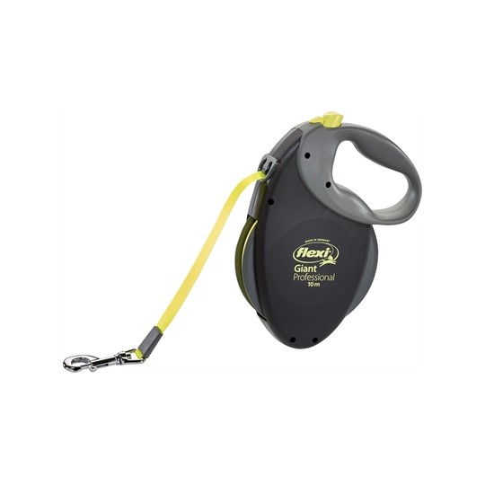 Flexi Rollijn Giant Tape Professional Neon Zwart / Geel