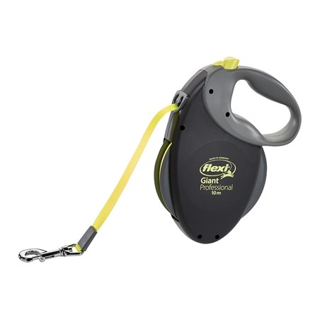 Flexi Rollijn Giant Tape Professional Neon Zwart / Geel