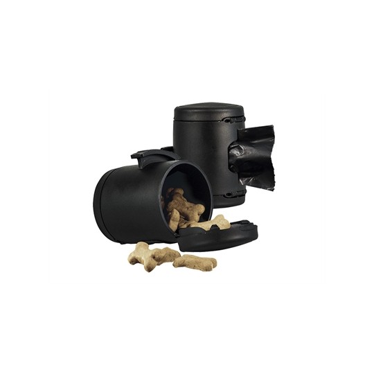 Flexi Poepzak / Snackbox Zwart