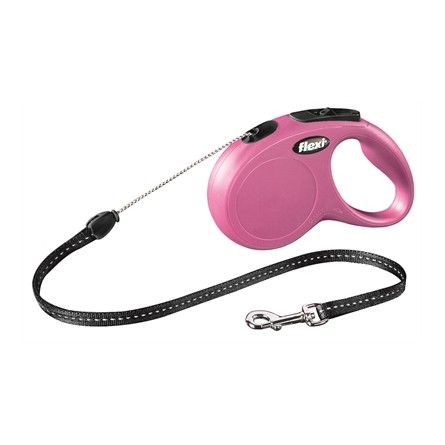 Flexi Rollijn Classic Cord Roze