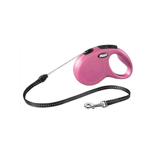 Flexi Rollijn Classic Cord Roze