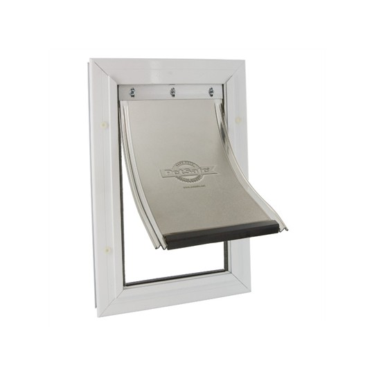 Petsafe Hondenluik Tot 18 Kg Aluminium Wit