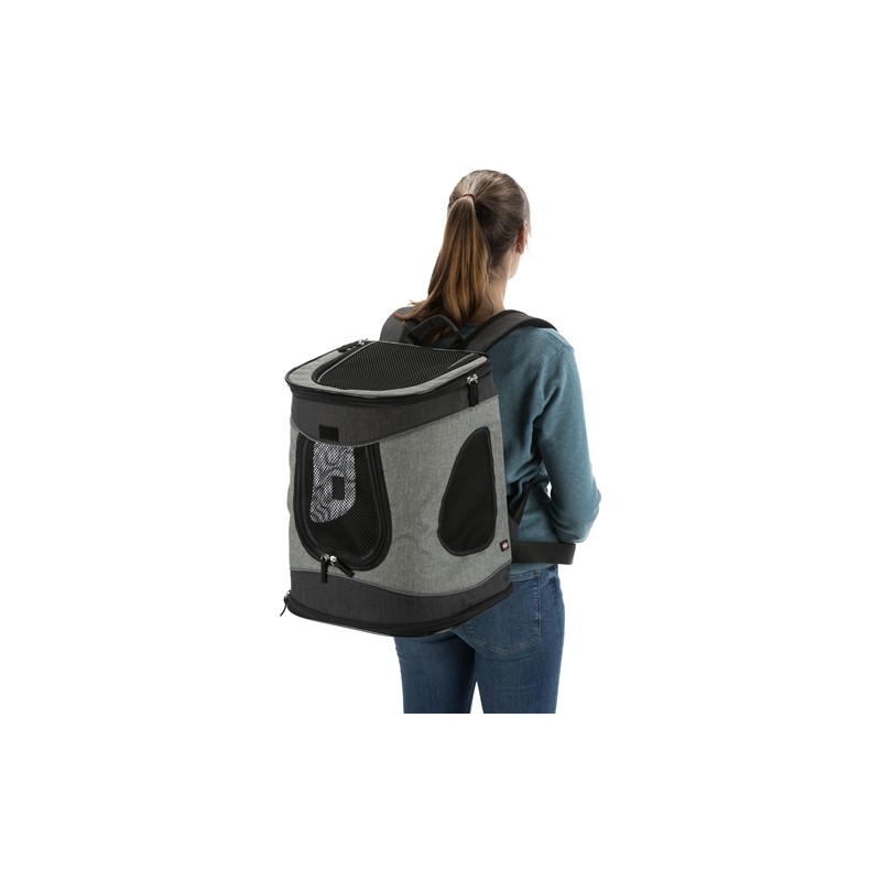 Trixie Hondentas Timon Zwart / Grijs