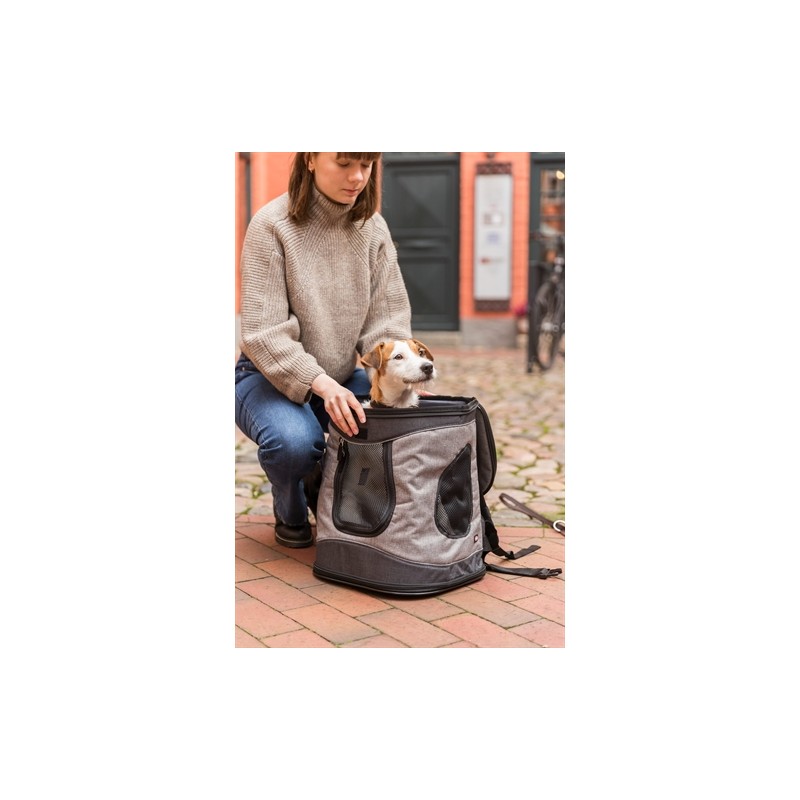 Trixie Hondentas Timon Zwart / Grijs