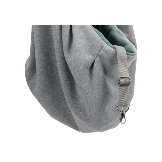 Trixie Junior Hondentas Buikdrager Lichtgrijs / Mintgroen
