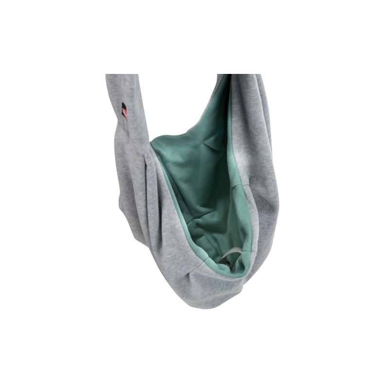 Trixie Junior Hondentas Buikdrager Lichtgrijs / Mintgroen