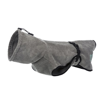 Trixie Badjas Hond Badstof Grijs