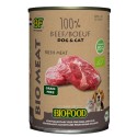 Bf Petfood Organic Hond 100% Rund Blik