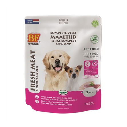 Bf Petfood Vleesvoeding Eend Worst