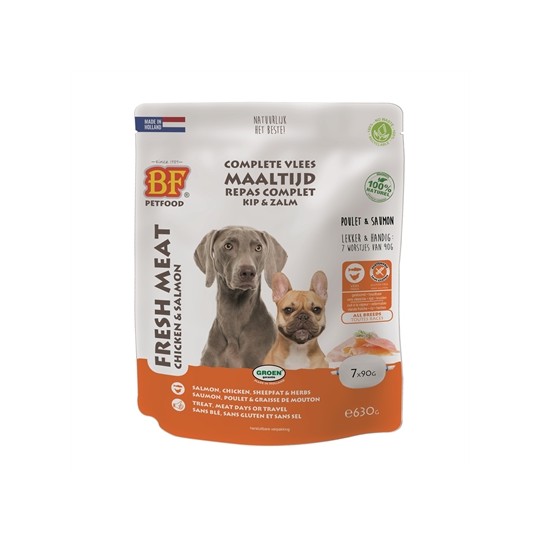 Bf Petfood Vleesvoeding Zalm Worst