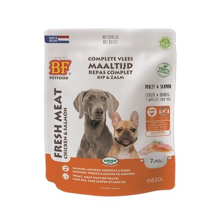 Bf Petfood Vleesvoeding Zalm Worst