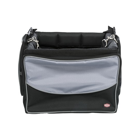 Trixie Fietsmand Voor Aan Stuur Nylon Zwart / Grijs
