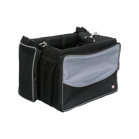 Trixie Fietsmand Voor Aan Stuur Nylon Zwart / Grijs