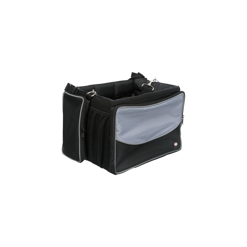 Trixie Fietsmand Voor Aan Stuur Nylon Zwart / Grijs