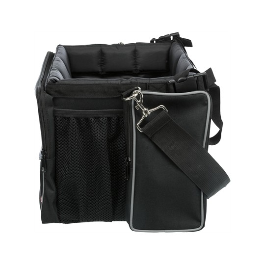 Trixie Fietsmand Voor Aan Stuur Nylon Zwart / Grijs