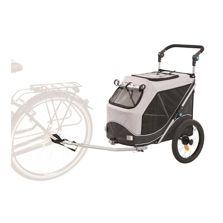 Trixie Hondenfietskar Opvouwbaar Grijs