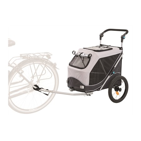 Trixie Hondenfietskar Opvouwbaar Grijs