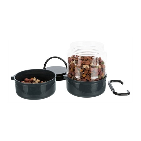 Trixie Reisset Voerbak / Drinkbak Donkergrijs