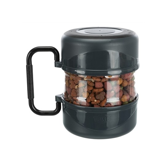 Trixie Reisset Voerbak / Drinkbak Donkergrijs