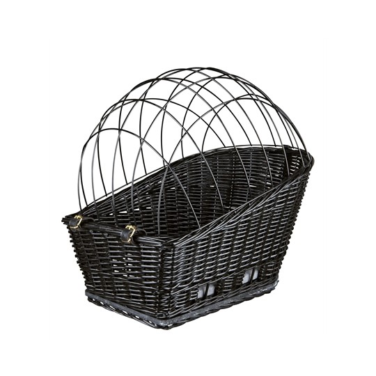 Trixie Fietsmand Met Draadkoepel Achterop Zwart