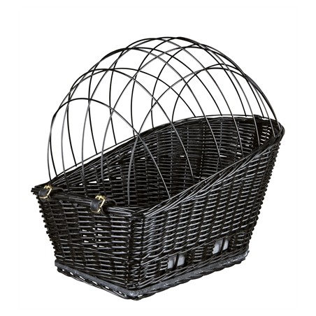 Trixie Fietsmand Met Draadkoepel Achterop Zwart