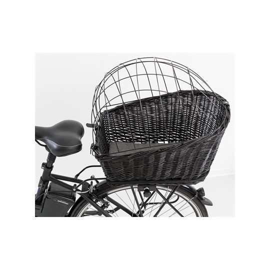 Trixie Fietsmand Met Draadkoepel Achterop Zwart