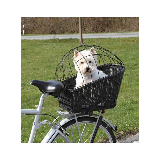 Trixie Fietsmand Met Draadkoepel Achterop Zwart