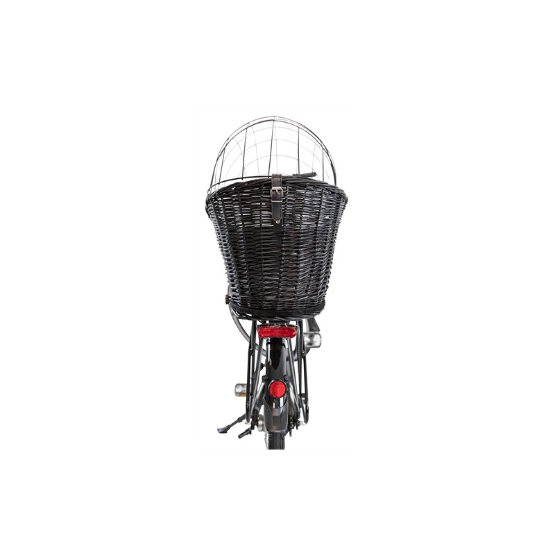 Trixie Fietsmand Met Draadkoepel Achterop Zwart