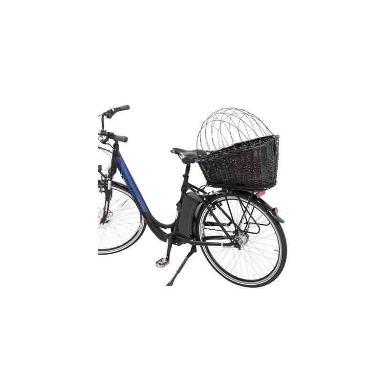 Trixie Fietsmand Met Draadkoepel Achterop Zwart