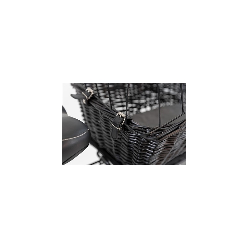 Trixie Fietsmand Met Draadkoepel Achterop Zwart