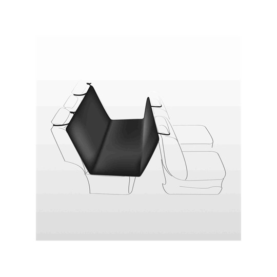 Trixie Auto-Hondendeken Zwart