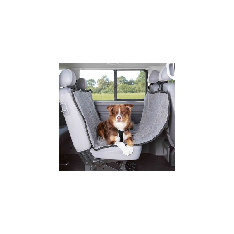 Trixie Auto-Hondendeken 4-Seasons Zwart / Grijs