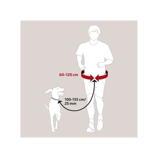 Trixie Heupriem Met Jogginglijn Zwart