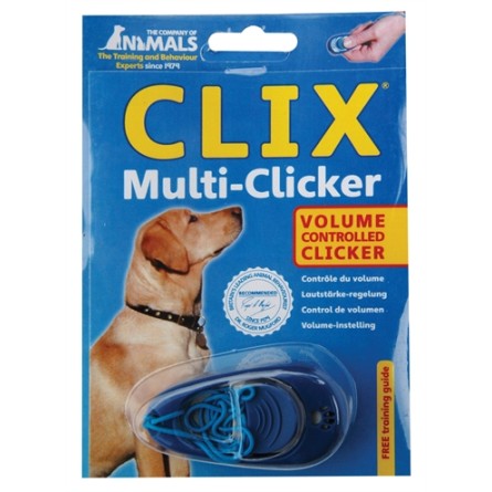 The Company Of Animals Coa Clix Multi-Clicker 3 Tonig Blauw