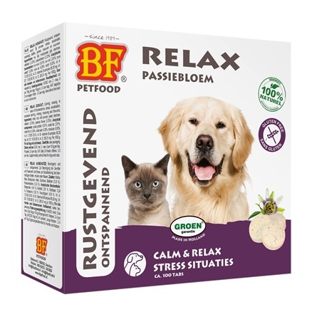 Bf Petfood Relax Hond / Kat Rustgevend / Kalmerend