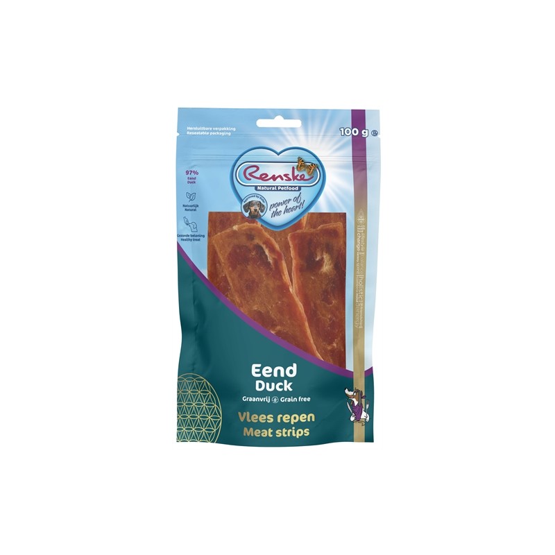 Renske Gezonde Beloning Vlees Strip Eend