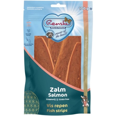 Renske Gezonde Beloning Vlees Strip Zalm