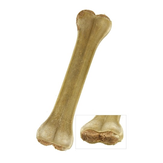 Petsnack Geperst Bot Gevuld Met Rund