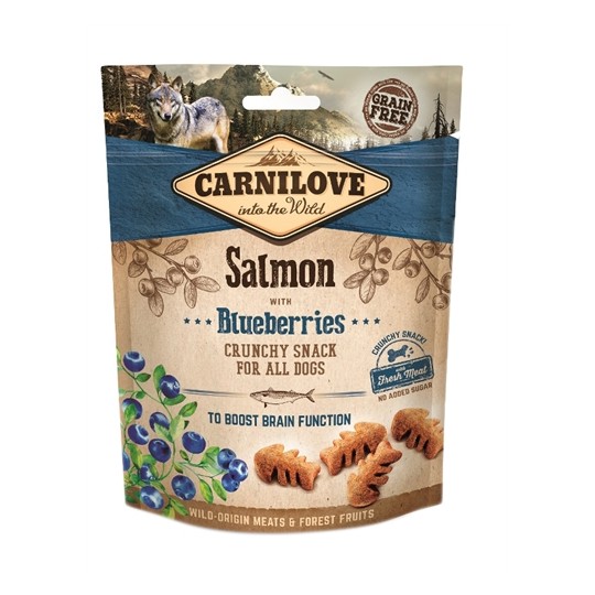 Carnilove Crunchy Snack Zalm / Blauwe Bes