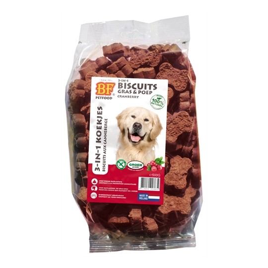 Bf Petfood 3 In 1 Hondenkoekjes Met Cranberry
