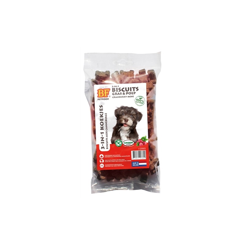 Bf Petfood 3 In 1 Hondenkoekjes Met Cranberry Mini