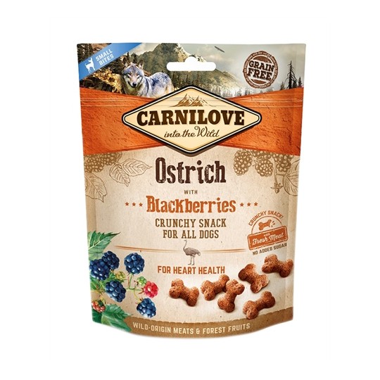 Carnilove Crunchy Snack Struisvogel / Zwarte Bes