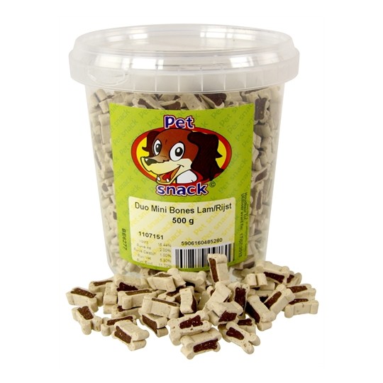 Petsnack Botjes Mini Duo Lam / Rijst