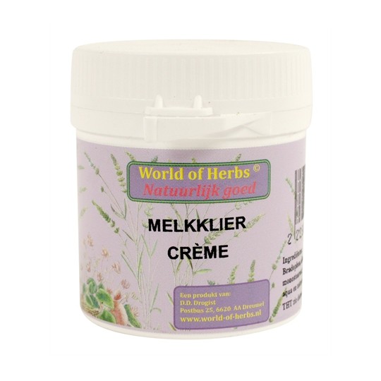 World Of Herbs Fytotherapie Melkklier Creme
